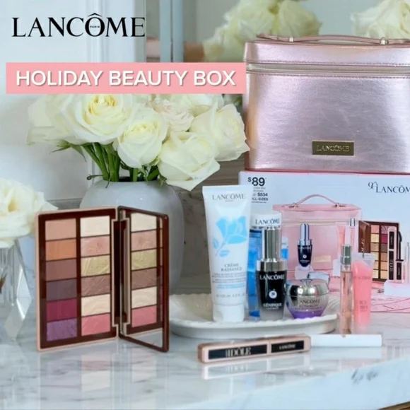 10PC🤶Gift Idea🤶BNIB LE Lancome 10PC W/8 Fullsizes Holiday 2025 Beauty Box!$534
